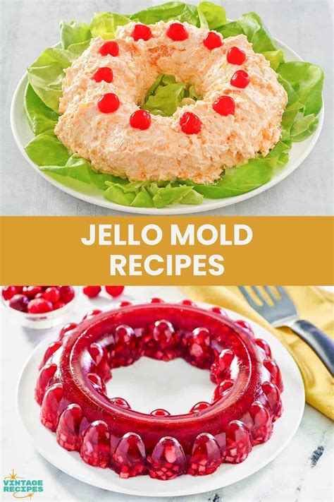 Jello Mold Recipes - Vintage Recipes