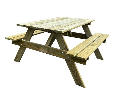 Table Pique Nique Enfant En Bois X Xh Cm Oogarden