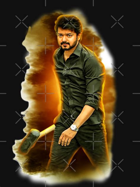 Thalapathy Vijay In Varisu Fight Scene T Shirt For Sale By Midnblog