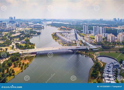 Putra Bridge Is The Main Bridge In Putrajaya, Malaysia. Editorial Image ...