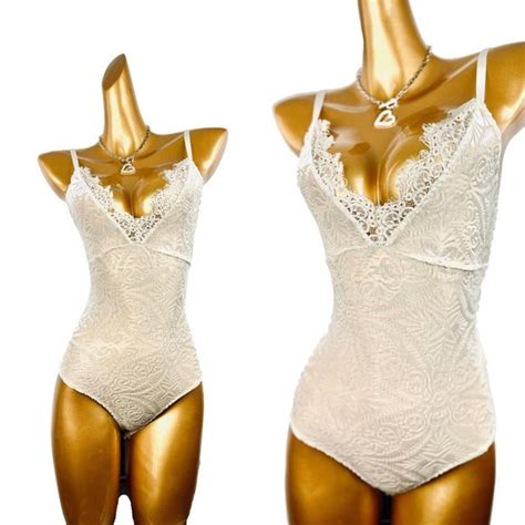 Vintage Tops Vintage Velvet Bodysuit Lingerie Teddy Poshmark