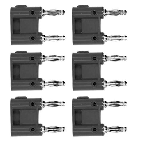 YOSOO Fiche Banane 2 Voies 10pcs 2 Voies Fiche Banane En Laiton PE