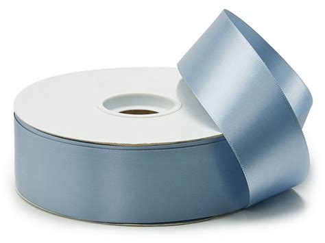 Dusty Blue Premium Double Faced Satin Ribbon X Yards