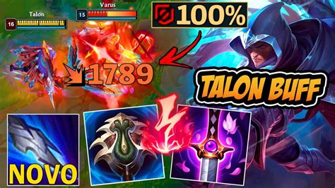 ESSE BUFF DO TALON DEIXOU ELE AINDA MAIS QUEBRADO NO MID LEAGUE OF