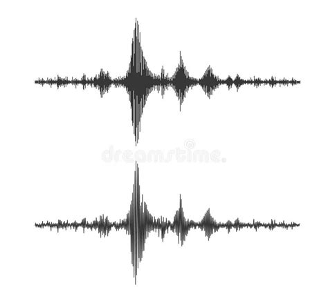 Earthquake Seismograph Wave Seismic Graph Diagram Stock Vector Illustration Of Waveform