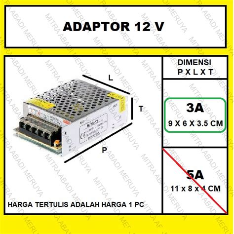 Jual Power Supply A Adaptor Switching Led A V Ampere Trafo