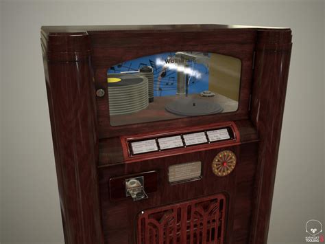 Wurlitzer Jukebox 412 Finished Projects Blender Artists Community