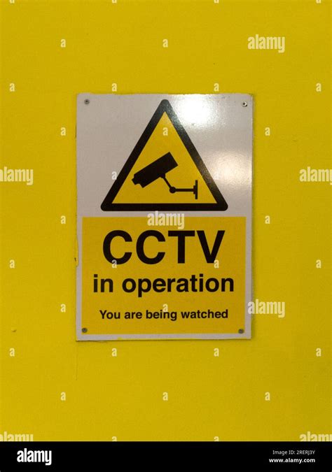 Cctv Being Watched Sign