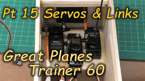 Great Planes Trainer Pt Fitting Servos Linkages Build Series