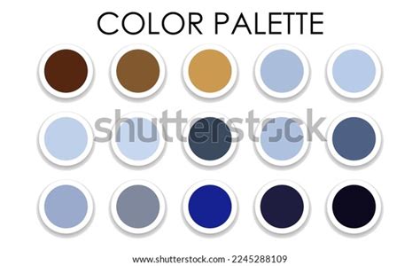 Bright Color Palette Design Vector Illustration Stock Vector (Royalty ...