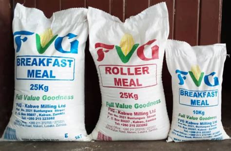 Fvg Milling Company Ltd Mealie Meal Stock Feed In Kabwe Zambia