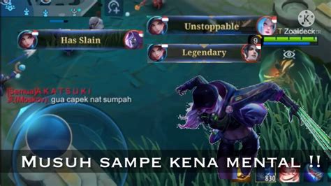 Di Troll Team Sendiri Kita Pake Hero Roamer Terkuat Di Mobile Legends