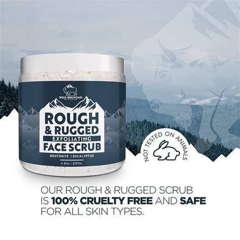 Wild Mountain Rough Rugged Face Scrub Micodermabrasion Mens Facial