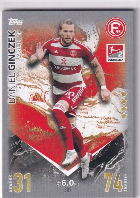 TOPPS 2023 2024 MATCH Attax Bundesliga 23 24 Carte Numéro 387 Daniel