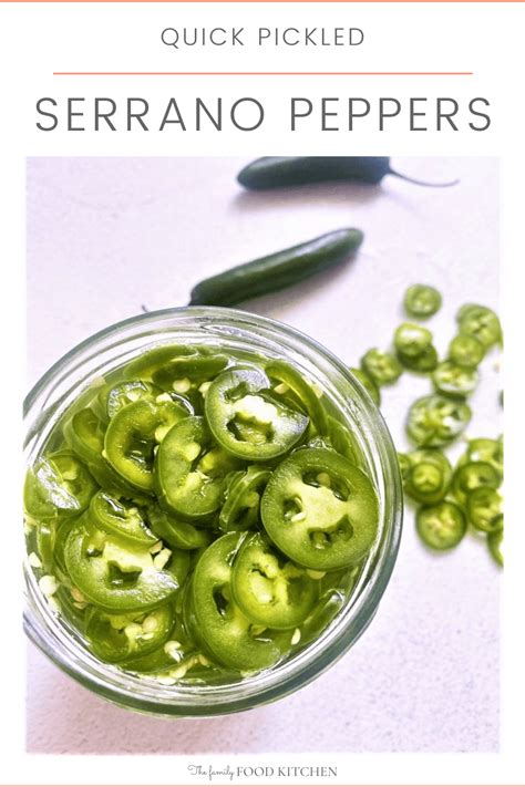 With just 5 simple ingredients these Pickled Serrano Peppers couldn't be easier to make. They ...