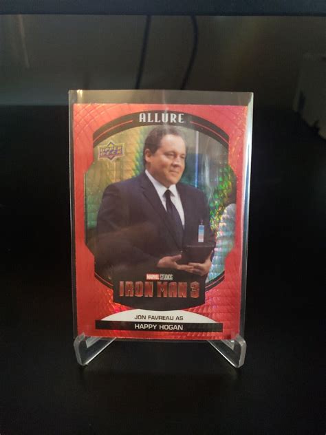 Jon Favreau Happy Hogan Upper Deck Marvel Allure Red Prism Ebay