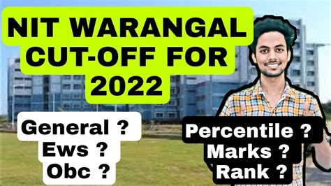 NIT Warangal Cut Off For 2022 Marks Percentile Required In JEE Main