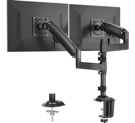 Brazo Dual Articulado Ajustable Universal Para Monitores Meses Sin