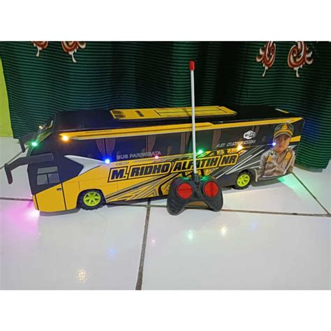 Jual Miniatur Bus Telolet Lengkap Dengan Variasi Suara Telolet Basuri