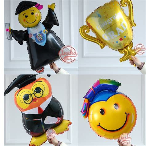 Jual Balon Foil Wisuda Jumbo Balon Foil Graduation Balon Wisuda