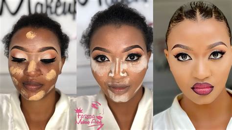 Jinsi Ya KUPAKA MAKEUP YA BI HARUSI Bridal Makeup Transfomation