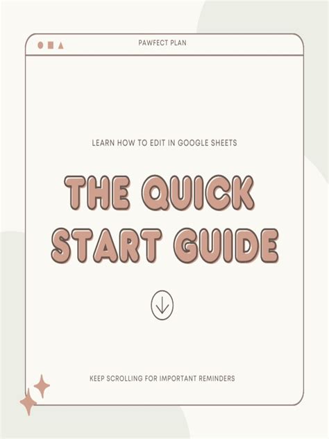 The Quick Start Guide | PDF | Spreadsheet | Software