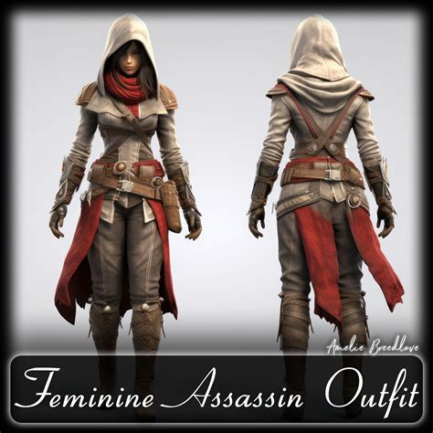 Artstation 200 Feminine Assassin Outfit Reference Pack 4k V 123