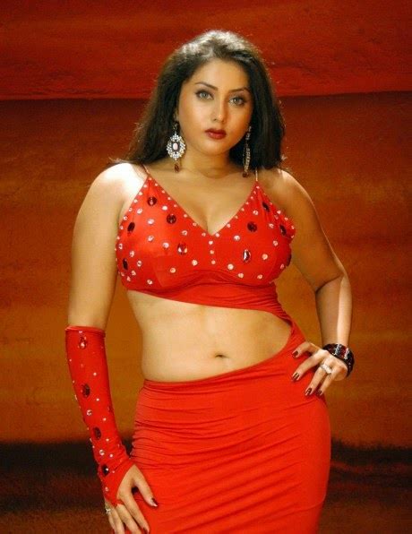 Namitha In Red Navel Show South Indian Navels Hot Sex Picture