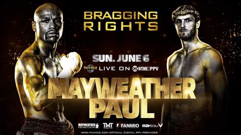 Floyd Mayweather Vs Logan Paul Pay Per View Card Officially