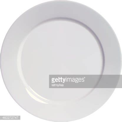 Plate Empty, Isolated. Vector Illustration Stock Clipart | Royalty-Free ...