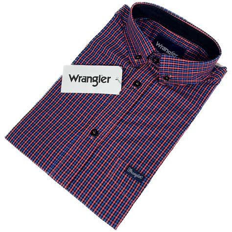 Camisa Xadrez Masculina Manga Curta Country Wrangler