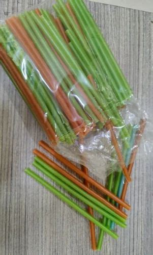 Multicolor Rice Corn Starch Edible Rice Straw Packet Size Inch At