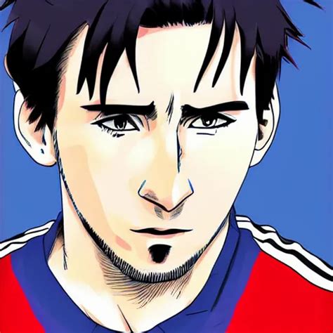 Messi In Anime Style Stable Diffusion