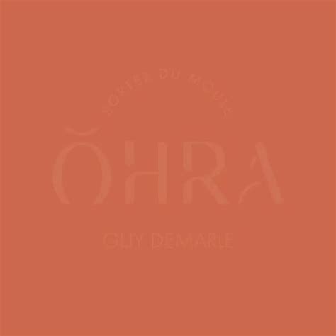 An Orange Background With The Words Ohra On It