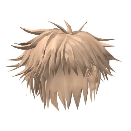 Messy Spikey Anime Hair Blonde S Code Price Rblxtrade