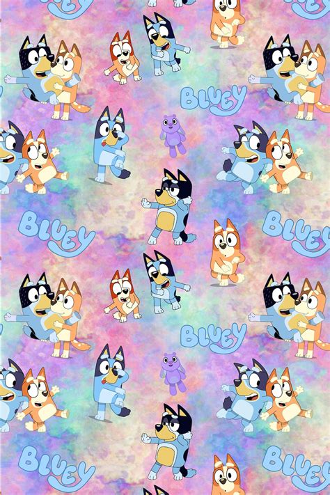 Bluey T Wrap Bluey And Bingo Paper Bluey Wrapping Paper Bluey