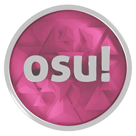 made the osu logo in blender (color corrected) : blender