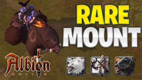 Albion Online Rare Mount Raising 2019 Youtube