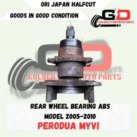 Perodua Myvi Rear Wheel Bearing Abs Model Shopee Malaysia