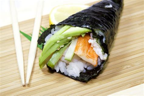 Spicy Tuna Temaki Stock Photo Image Of Temaki Avocado 20804172