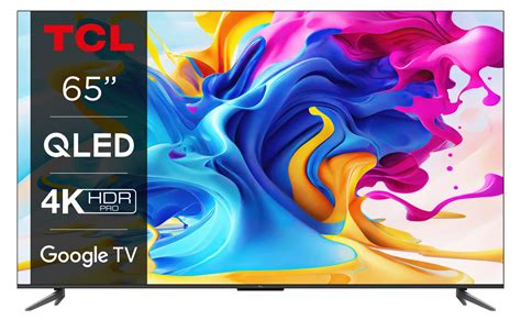 Televizor TCL QLED 65C635A 164 Cm Smart Google TV 4K Ultra HD Clasa