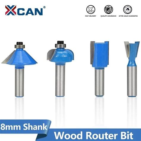 Xcan Chamfer End Mill V Shape Router Bit Corner Rounding Router Bits