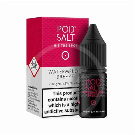 Pod Salt Watermelon Breeze Ml Vapes Direct Pk