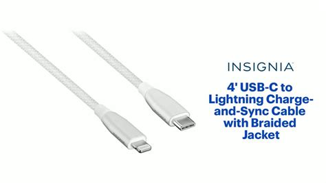 Customer Reviews Insignia Usb C To Lightning Charge And Sync Cable