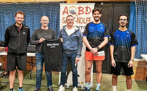 Arnaud Corbill Et Philippe H Lary Du Badminton Club De Noyal Pontivy