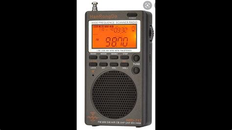 Review Hanrongda HRD 747 portable AM FM SW VHF UHF receiver with SSB ...