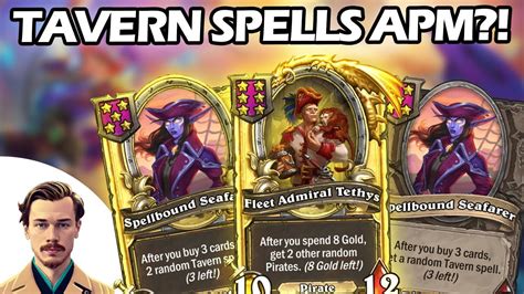 Spellbound Seafarer With Fleet Admiral Tethys Is Amazing Hearthstone