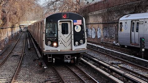 Rare Coney Island Bound Kawasaki R160B Alstom Q Express Train