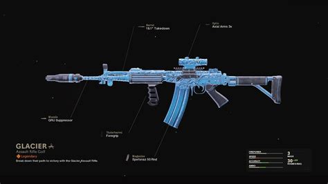 Glacier Cod Warzone And Black Ops Cold War Weapon Blueprint Call Of