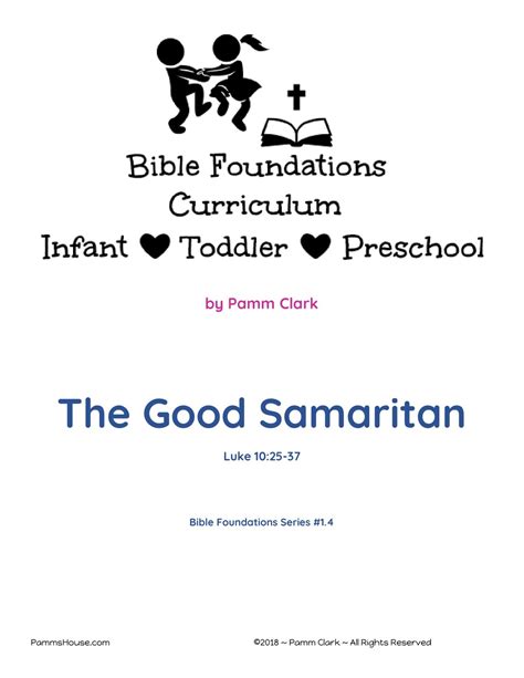 Good Samaritan Foundations Curriculum for Infants, Toddlers ...